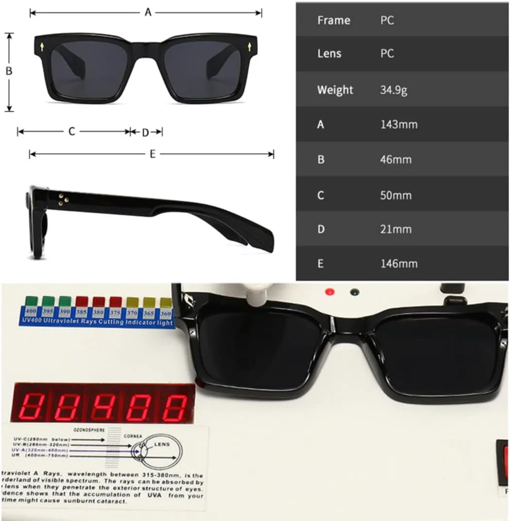 Модные солнцезащитные очки с градиентным покрытием, мужские солнцезащитные очки UV400, винтажные модные женские солнцезащитные очки UUPTTPL, C1 Black Black Grey
Модные солнцезащитные очки с градиентным покрытием, мужские солнцезащитные очки UV400, винтажные модные женские солнцезащитные очки UUPTTPL, C1 Black Black Grey