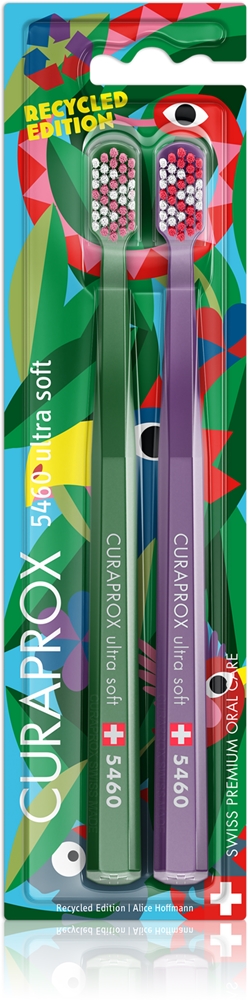 Зубные щетки CS 5460 из переработанного материала Curaprox, 2 шт
Зубные щетки CS 5460 из переработанного материала Curaprox, 2 шт