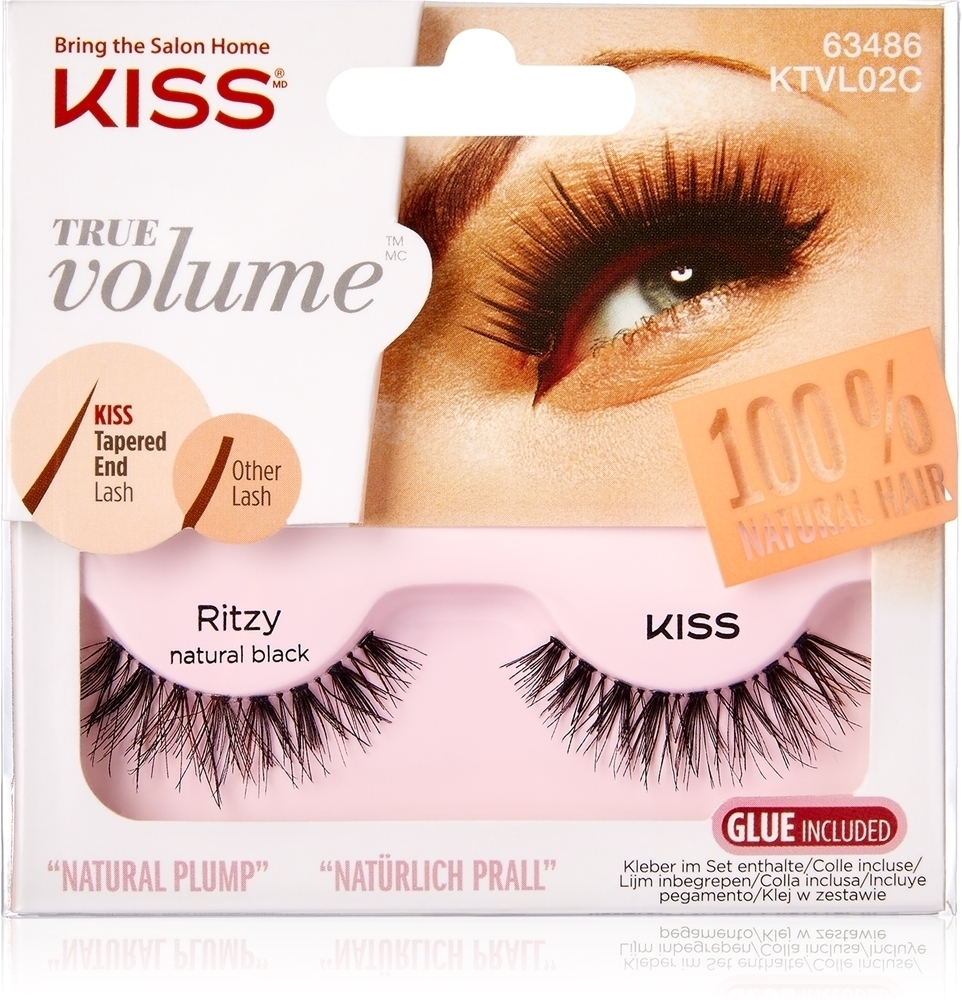 Роскошные накладные ресницы с настоящим объемом Kiss, natural black 2 шт
Роскошные накладные ресницы с настоящим объемом Kiss, natural black 2 шт