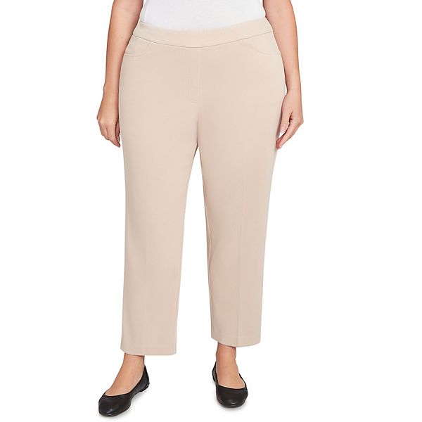 Брюки укороченные приталенные из твила Plus size Alfred Dunner, Stone
Брюки укороченные приталенные из твила Plus size Alfred Dunner, Stone