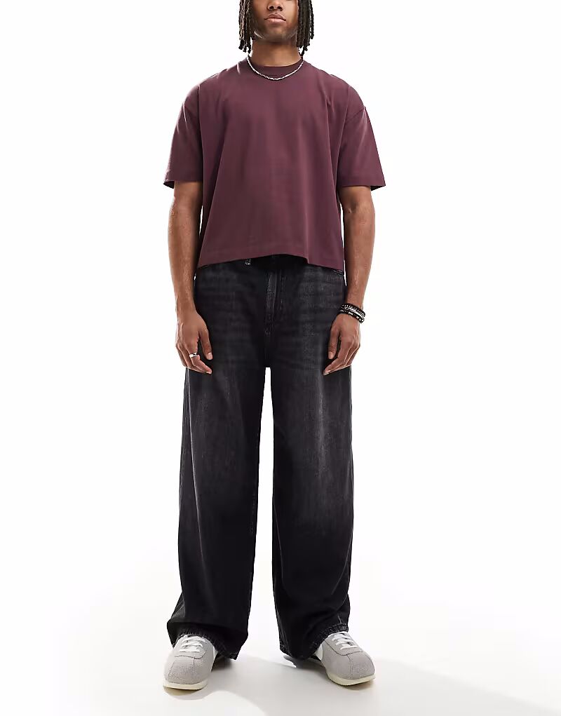 Джинсы Pull&Bear с застежкой-молнией черного цвета
Джинсы Pull&Bear с застежкой-молнией черного цвета