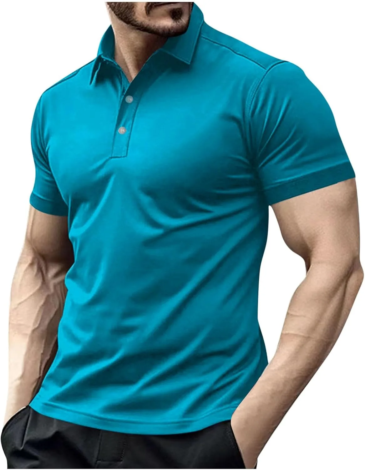 Футболка мужская Casual Short Sleeve Button Lapel Collar
Футболка мужская Casual Short Sleeve Button Lapel Collar
