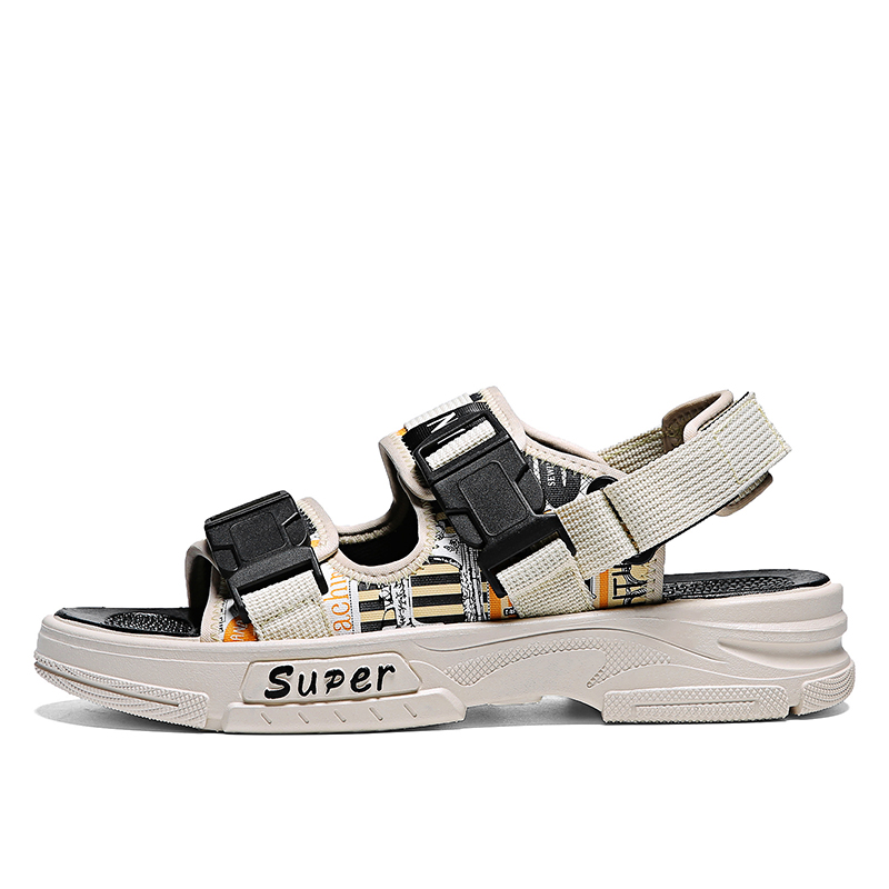 NANJIREN Пляжные сандалии мужские бежевые, цвет Beige
NANJIREN Пляжные сандалии мужские бежевые, цвет Beige