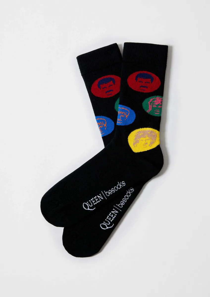 Высокие носки унисекс Queen из органического хлопка черного цвета Besocks, чёрный
Высокие носки унисекс Queen из органического хлопка черного цвета Besocks, чёрный