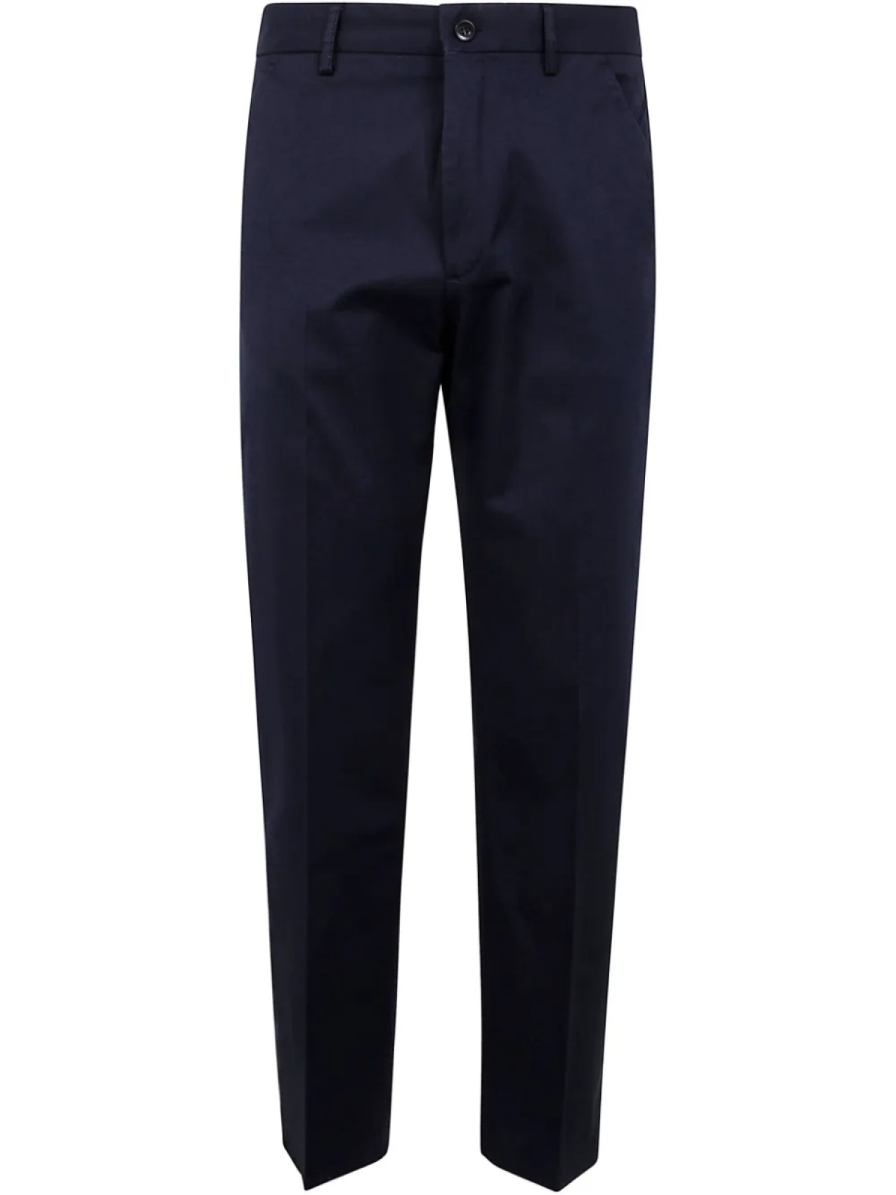 Брюки-чиносы Incotex с отутюженными стрелками, синий 
Брюки-чиносы Incotex с отутюженными стрелками, синий