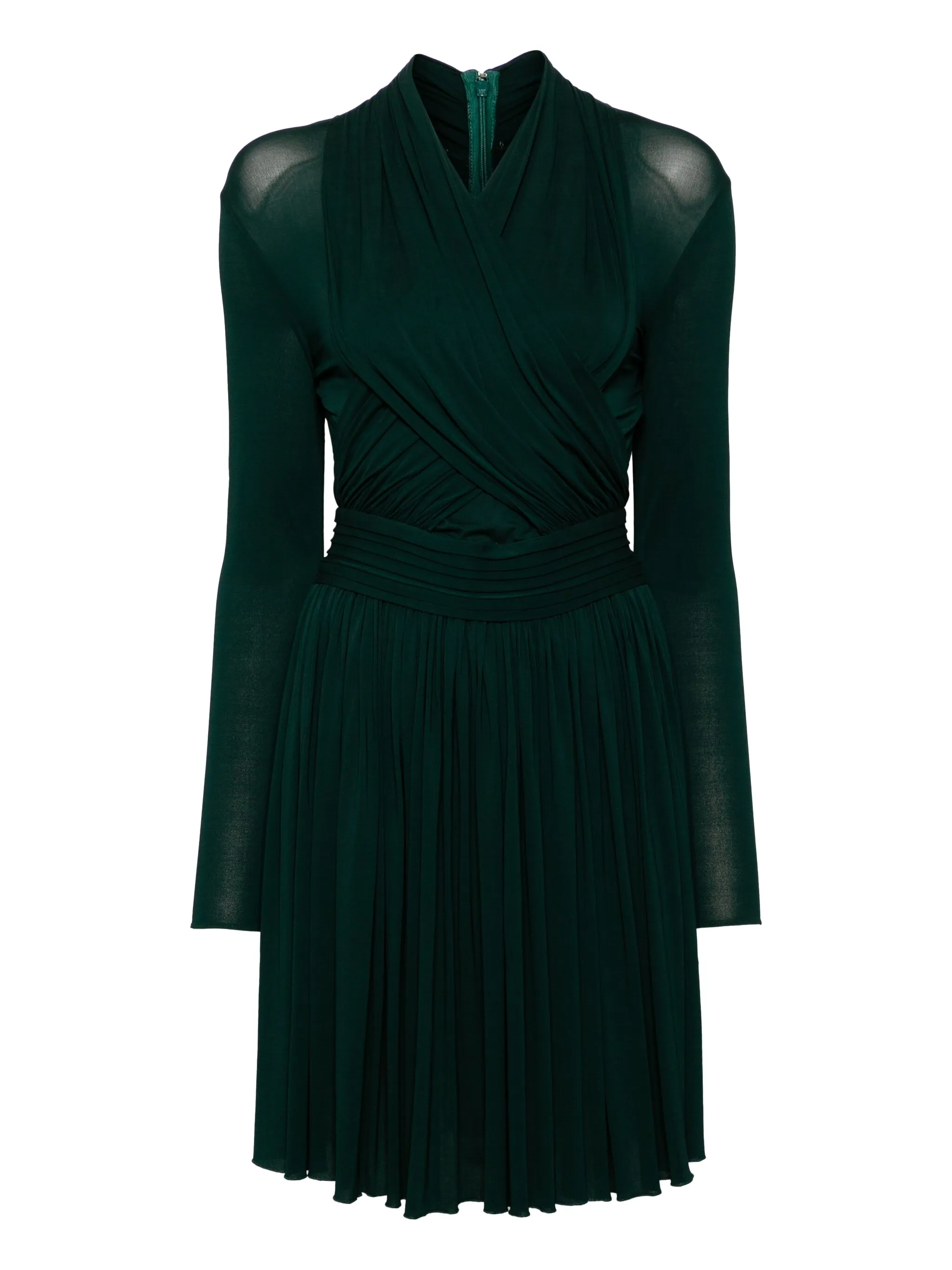 Платье с длинными рукавами Herve L. Leroux, зеленый
Платье с длинными рукавами Herve L. Leroux, зеленый