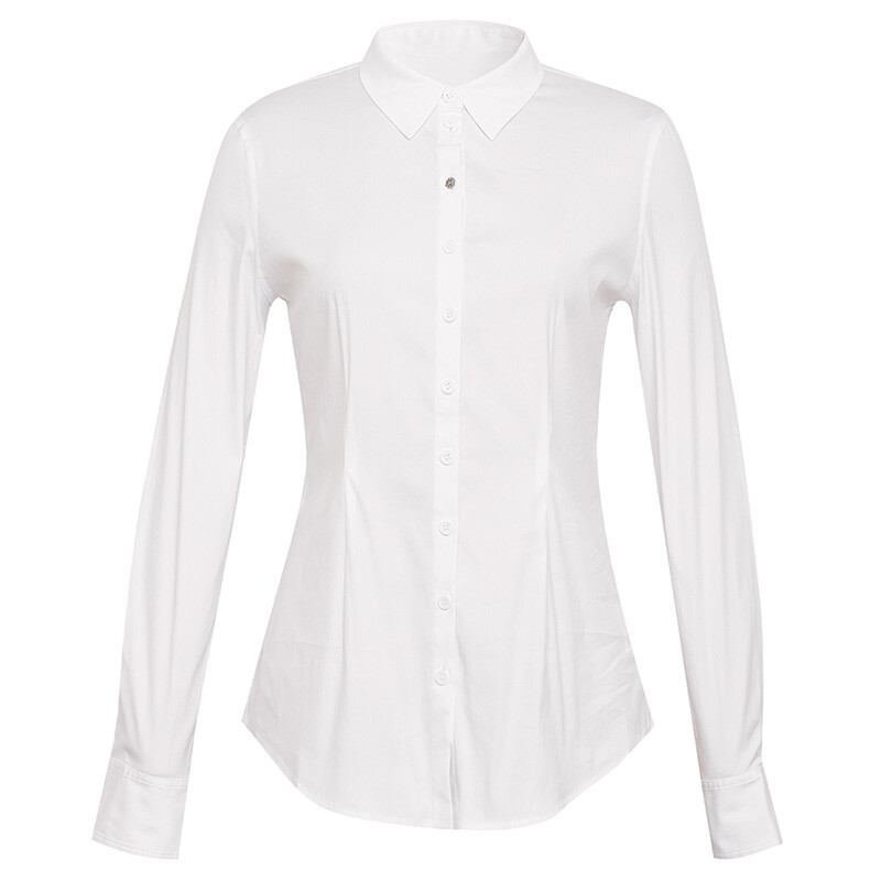 Рубашка Deep Breath с длинными рукавами и лацканами, белый
Рубашка Deep Breath с длинными рукавами и лацканами, белый