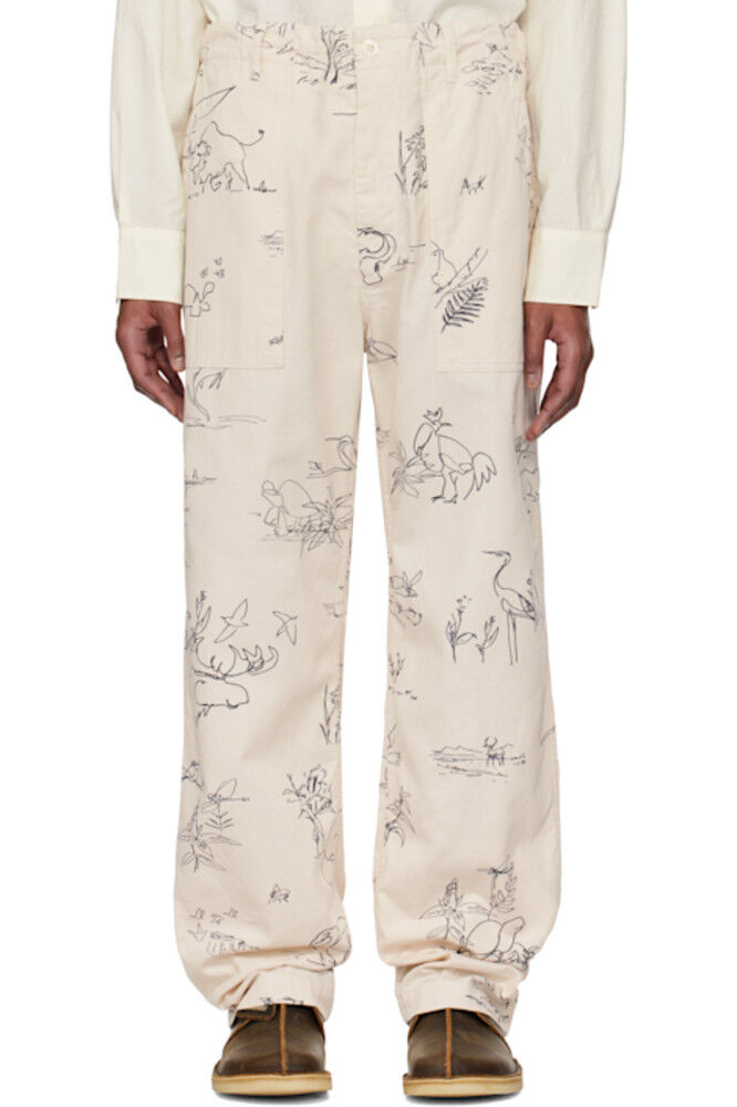 Брюки-футляры Off-White Engineered Garments
Брюки-футляры Off-White Engineered Garments