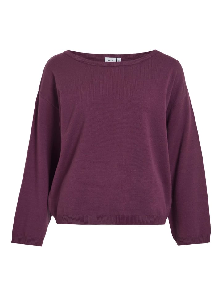 Вязаный свитер бордового цвета Vila
Вязаный свитер бордового цвета Vila