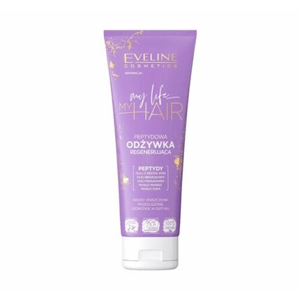 My Life My Hair Восстанавливающий пептидный кондиционер 250 мл, Eveline
My Life My Hair Восстанавливающий пептидный кондиционер 250 мл, Eveline