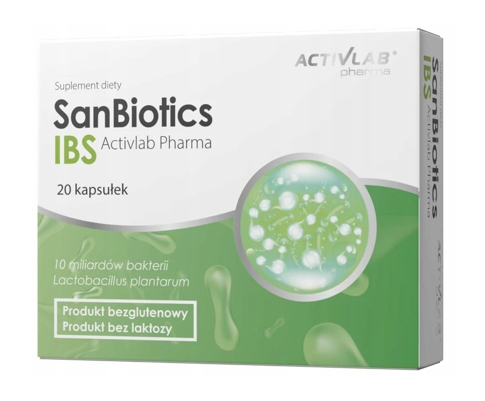 Биологически активная добавка, Пробиотик Activlab SanBiotics IBS, 20 капсул Inna Marka
Биологически активная добавка, Пробиотик Activlab SanBiotics IBS, 20 капсул Inna Marka