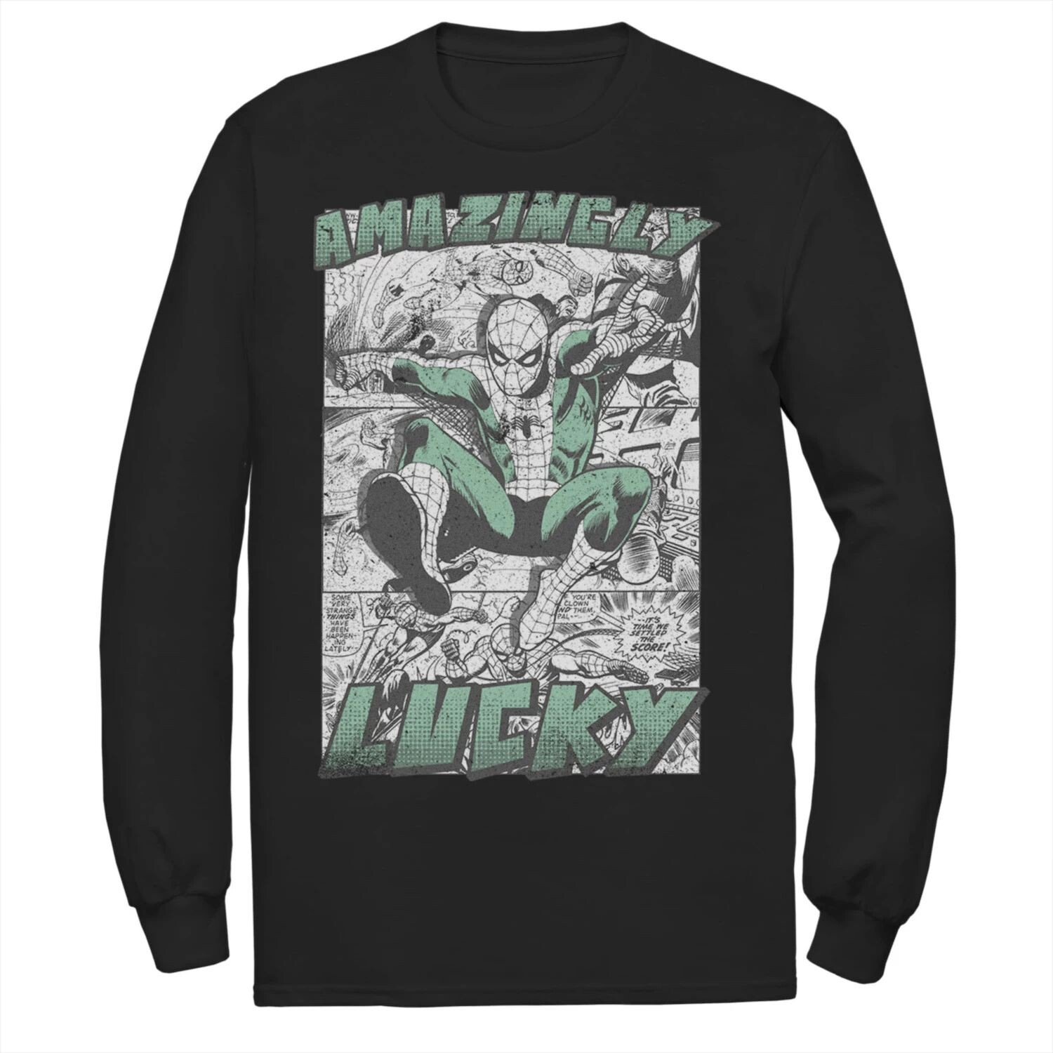 Мужская футболка Marvel Spider-Man Amazingly Lucky St. Патрика Licensed Character
Мужская футболка Marvel Spider-Man Amazingly Lucky St. Патрика Licensed Character