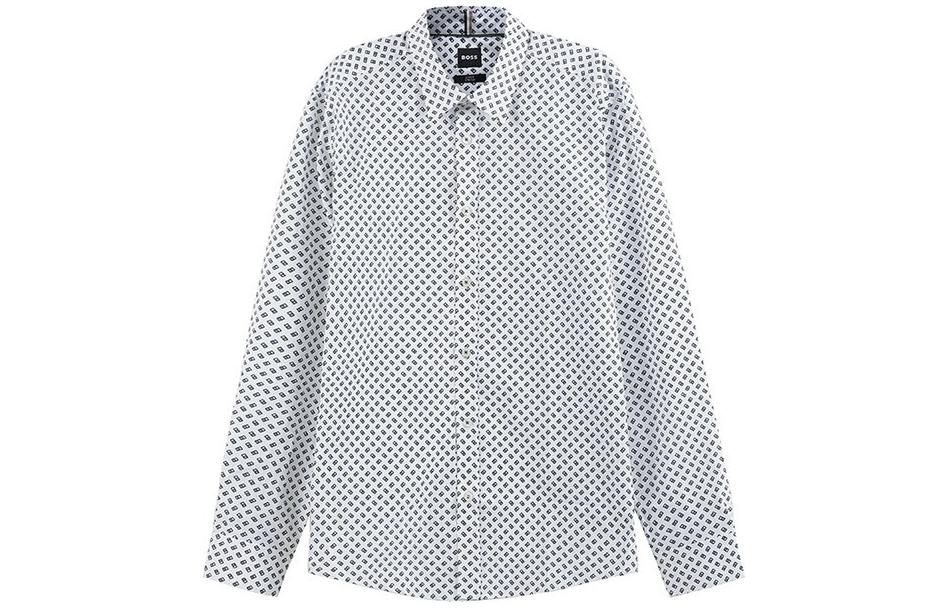 HUGO BOSS Белая мужская рубашка SS24
HUGO BOSS Белая мужская рубашка SS24