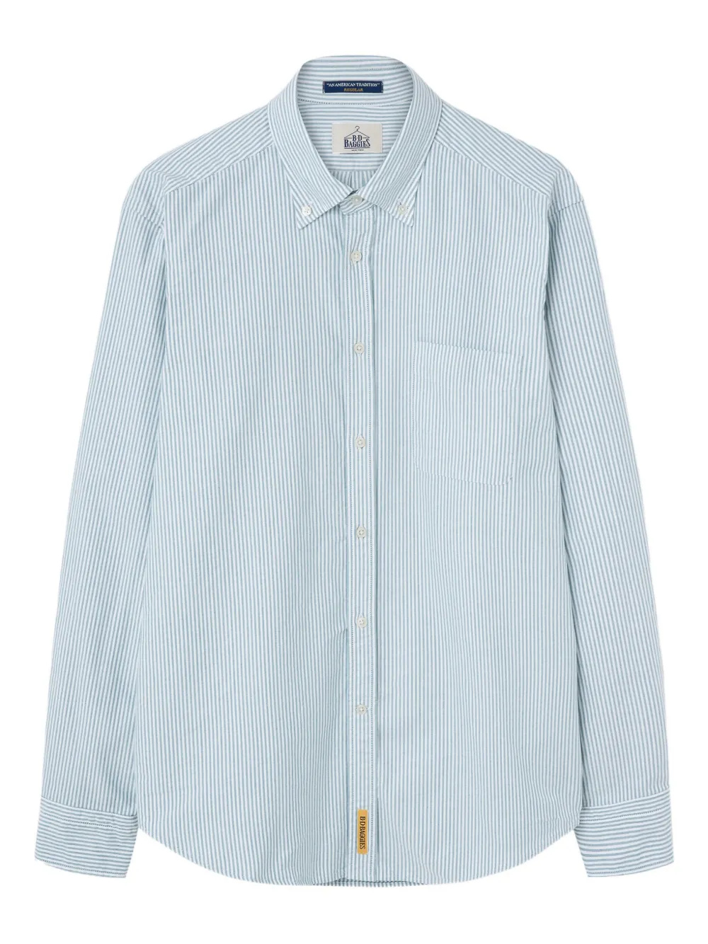Полосатая рубашка на пуговицах B.D. Baggies, синий
Полосатая рубашка на пуговицах B.D. Baggies, синий