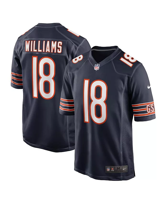 Мужская игровая футболка Caleb Williams Chicago Bears — выбор в первом раунде драфта НФЛ 2024 Nike, синий
Мужская игровая футболка Caleb Williams Chicago Bears — выбор в первом раунде драфта НФЛ 2024 Nike, синий