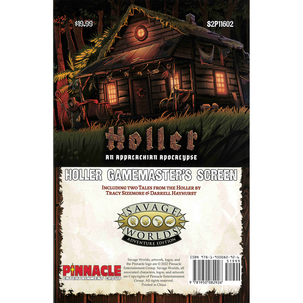 Ролевая игра Pinnacle Entertainment Group Holler RPG: An Appalachian Apocalypse - Gamemasters Screen & Adventure
Ролевая игра Pinnacle Entertainment Group Holler RPG: An Appalachian Apocalypse - Gamemasters Screen & Adventure