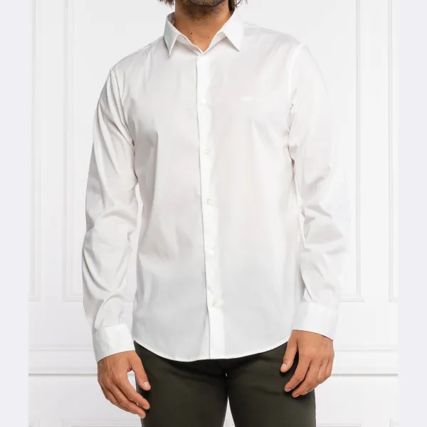 Рубашка стандартного кроя Emporio Armani, белый
Рубашка стандартного кроя Emporio Armani, белый