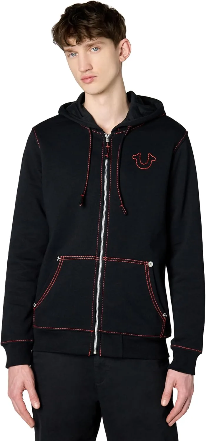 True Religion мужская худи Big T с молнией и принтом
True Religion мужская худи Big T с молнией и принтом