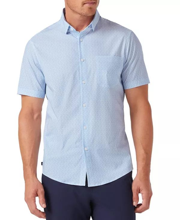 Рубашка с коротким рукавом Leeward Mizzen+Main, синий
Рубашка с коротким рукавом Leeward Mizzen+Main, синий