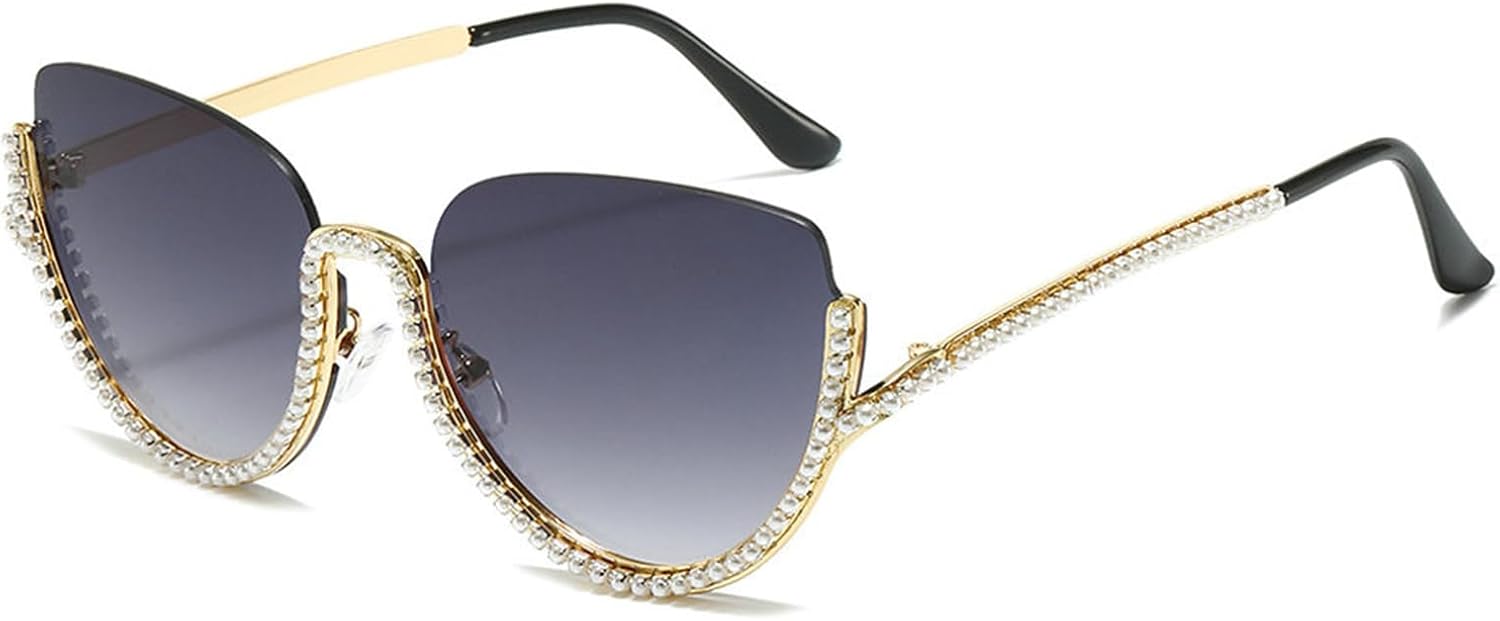 Willochra Модные солнцезащитные очки с кристаллами для женщин, полуободковые солнцезащитные очки «кошачий глаз», градиентные линзы, бриллиантовые солнцезащитные очки для женщин, защита от ультрафиолета UV400, C2
Willochra Модные солнцезащитные очки с кристаллами для женщин, полуободковые солнцезащитные очки «кошачий глаз», градиентные линзы, бриллиантовые солнцезащитные очки для женщин, защита от ультрафиолета UV400, C2