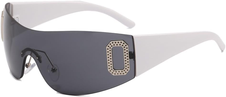 Солнцезащитные очки без оправы для женщин и мужчин, цельные солнцезащитные очки, модные роскошные солнцезащитные очки в стиле стимпанк, защита от ультрафиолета UV400 TKKTLLT, Silver Silver
Солнцезащитные очки без оправы для женщин и мужчин, цельные солнцезащитные очки, модные роскошные солнцезащитные очки в стиле стимпанк, защита от ультрафиолета UV400 TKKTLLT, Silver Silver