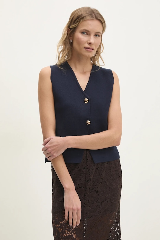 Жилет Answear.Lab, темно-синий
Жилет Answear.Lab, темно-синий