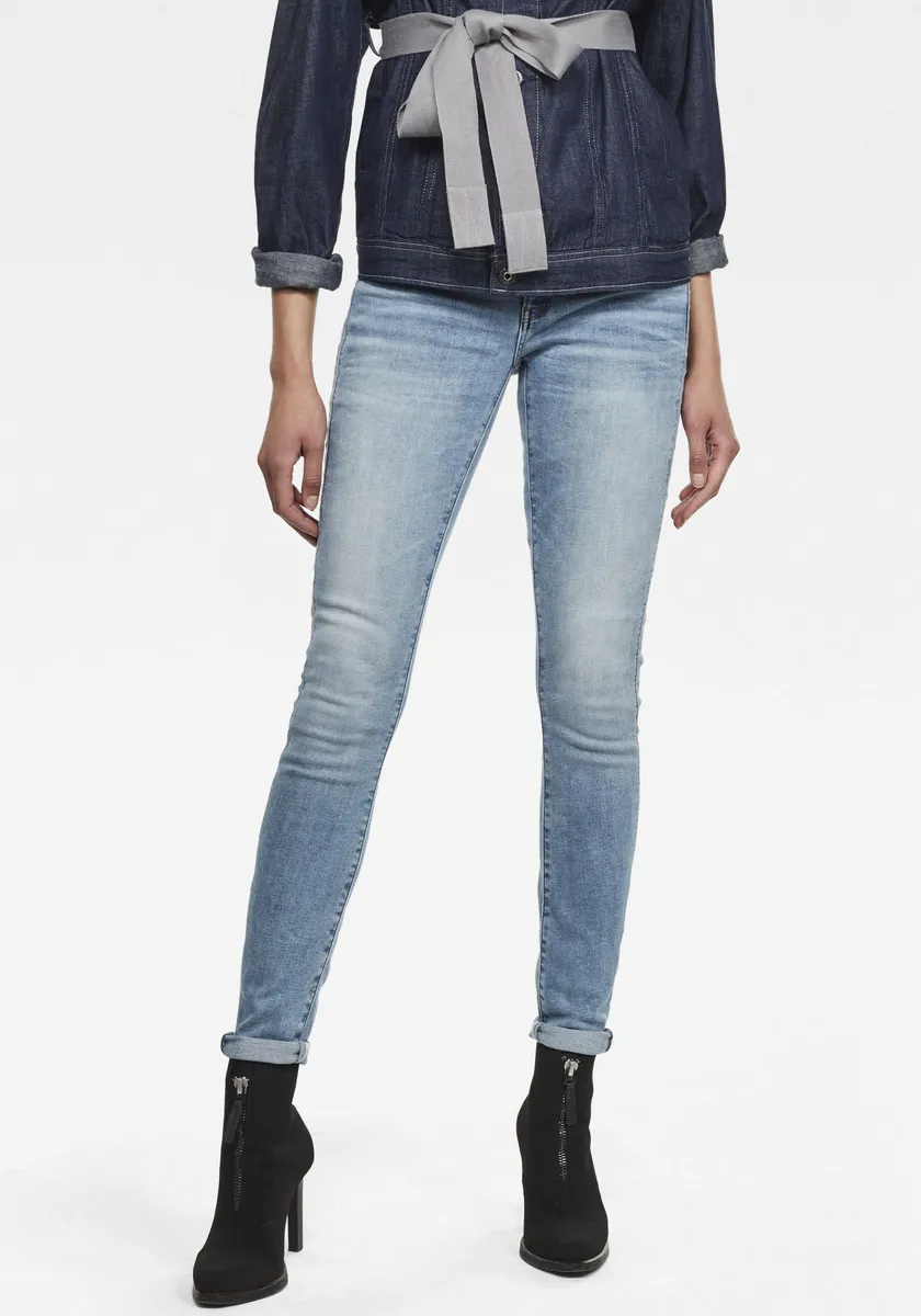 Джинсы скинни G-STAR "3301 High Skinny", с завышенной талией, синий
Джинсы скинни G-STAR "3301 High Skinny", с завышенной талией, синий