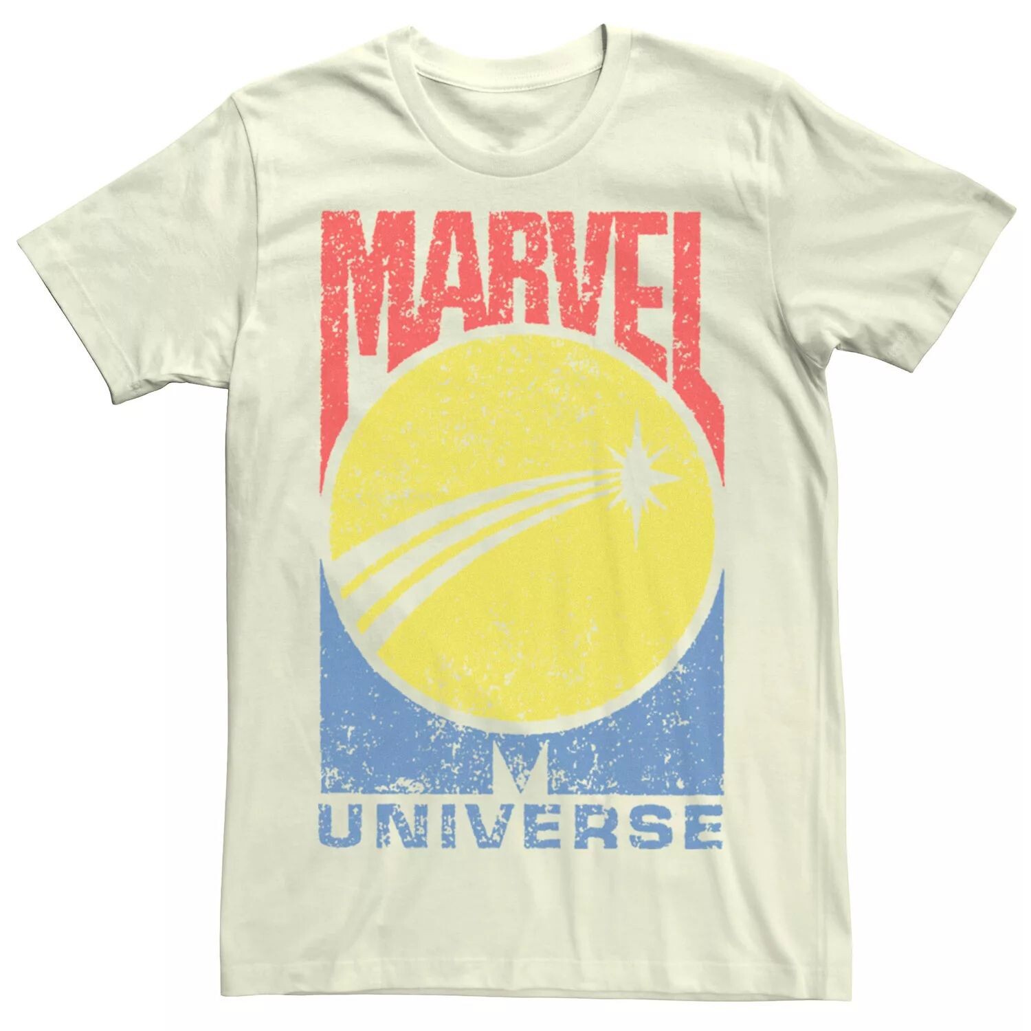 Мужская футболка с графическим логотипом Marvel Universe Planet Licensed Character 
Мужская футболка с графическим логотипом Marvel Universe Planet Licensed Character