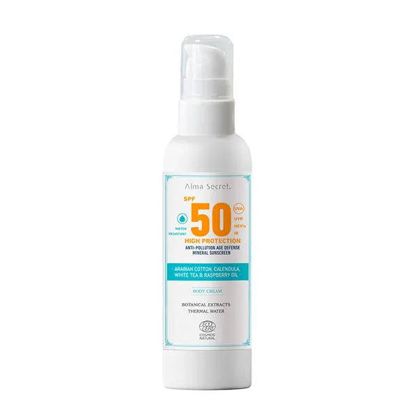 Водостойкий солнцезащитный крем Crema Corporal Con Protección Solar SPF 50 Alma Secret, 200 ml
Водостойкий солнцезащитный крем Crema Corporal Con Protección Solar SPF 50 Alma Secret, 200 ml