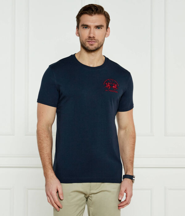 Футболка La Martina с вышитым логотипом, синий
Футболка La Martina с вышитым логотипом, синий