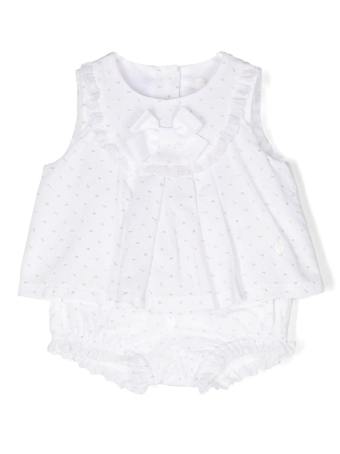 Комплект из топа и шортов с вышивкой Patachou, белый
Комплект из топа и шортов с вышивкой Patachou, белый