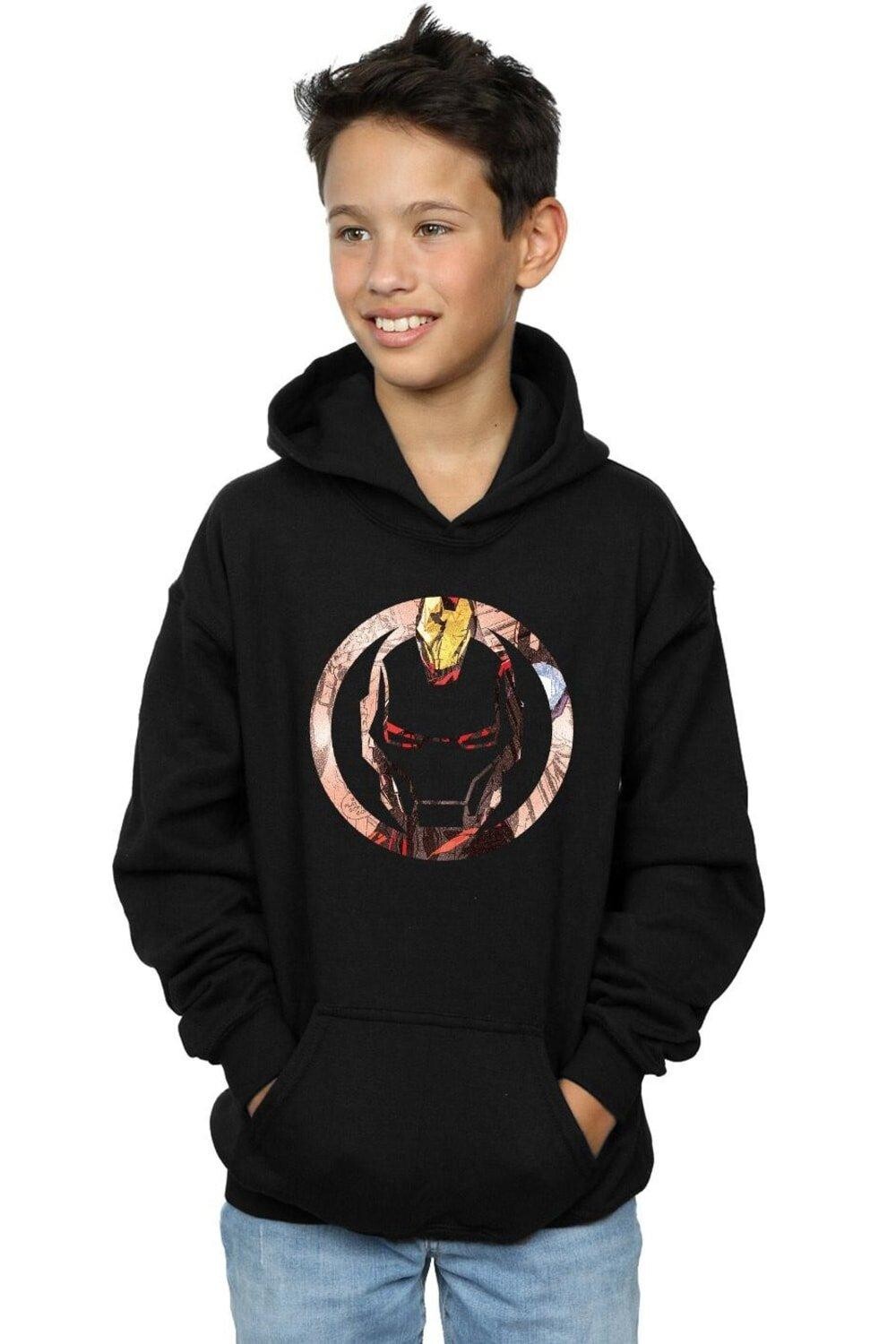 Толстовка с символом «Железный человек» Marvel, черный
Толстовка с символом «Железный человек» Marvel, черный