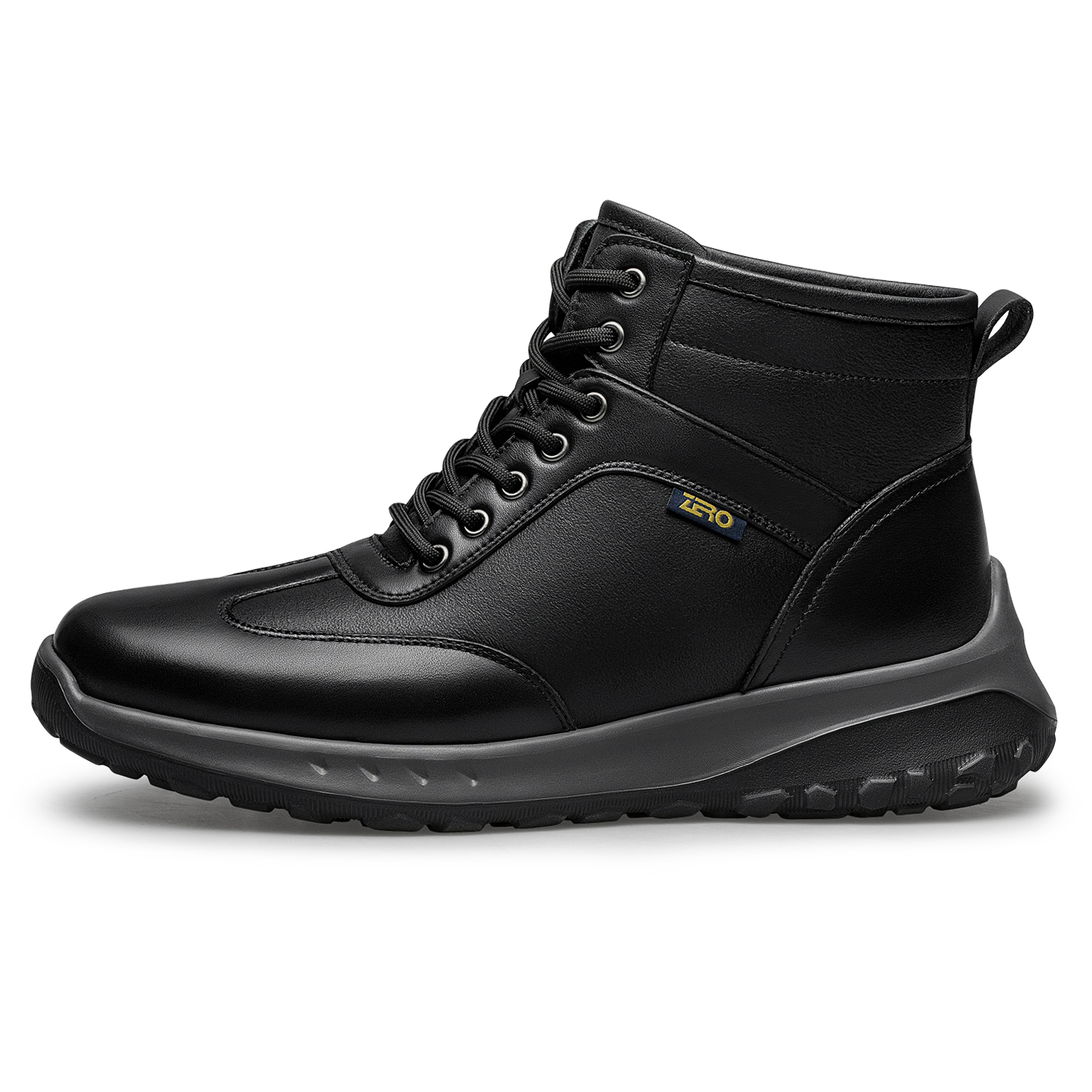 ZRO Термостойкие противоскользящие высокие повседневные туфли с амортизацией, черные, мужские
ZRO Термостойкие противоскользящие высокие повседневные туфли с амортизацией, черные, мужские