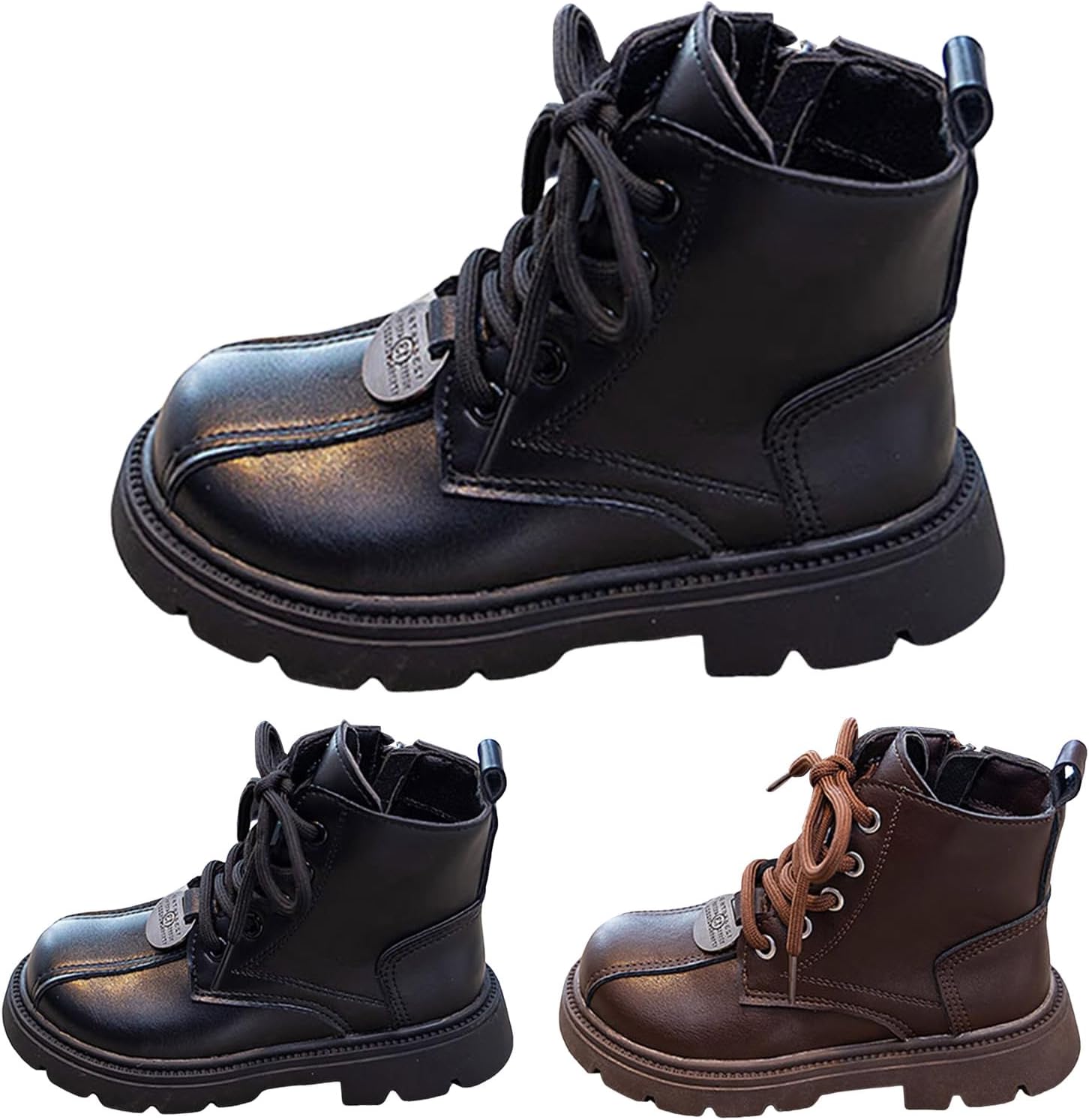 Детские классические походные ботинки для мальчиков и девочек, кожаные с шнуровкой, уличные высокие кроссовки с нескользящей подошвой, повседневная обувь для малышей, зимние боевые ботинки, удобные ботиночки с боковой молнией Generic, Black
Детские классические походные ботинки для мальчиков и девочек, кожаные с шнуровкой, уличные высокие кроссовки с нескользящей подошвой, повседневная обувь для малышей, зимние боевые ботинки, удобные ботиночки с боковой молнией Generic, Black