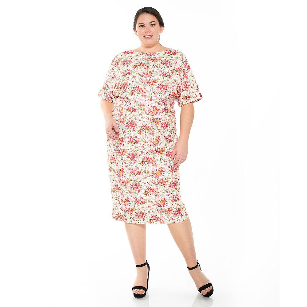 Платье-футляр размера плюс ALEXIA ADMOR Jacqueline с рукавами «летучая мышь», цвет Pink Watercolor
Платье-футляр размера плюс ALEXIA ADMOR Jacqueline с рукавами «летучая мышь», цвет Pink Watercolor