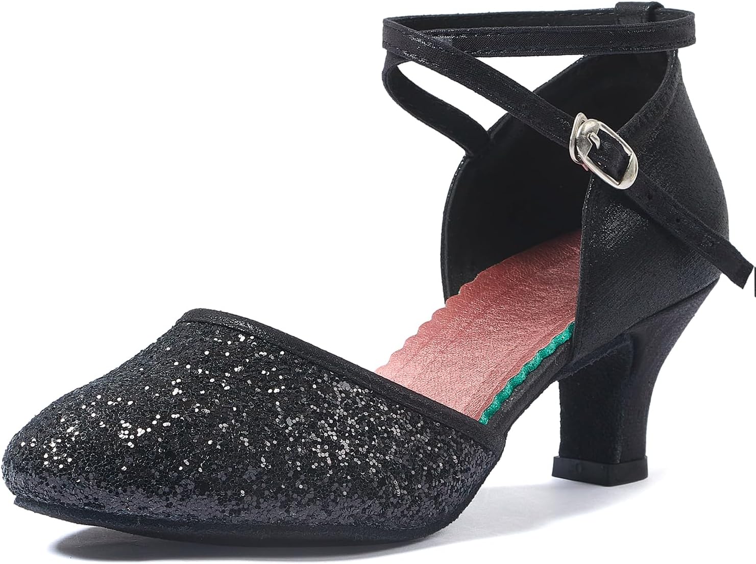 Женские латинские танцевальные туфли iCKER на каблуке для бальных танцев, сальсы, танго, вечеринок с пайетками, черный
Женские латинские танцевальные туфли iCKER на каблуке для бальных танцев, сальсы, танго, вечеринок с пайетками, черный