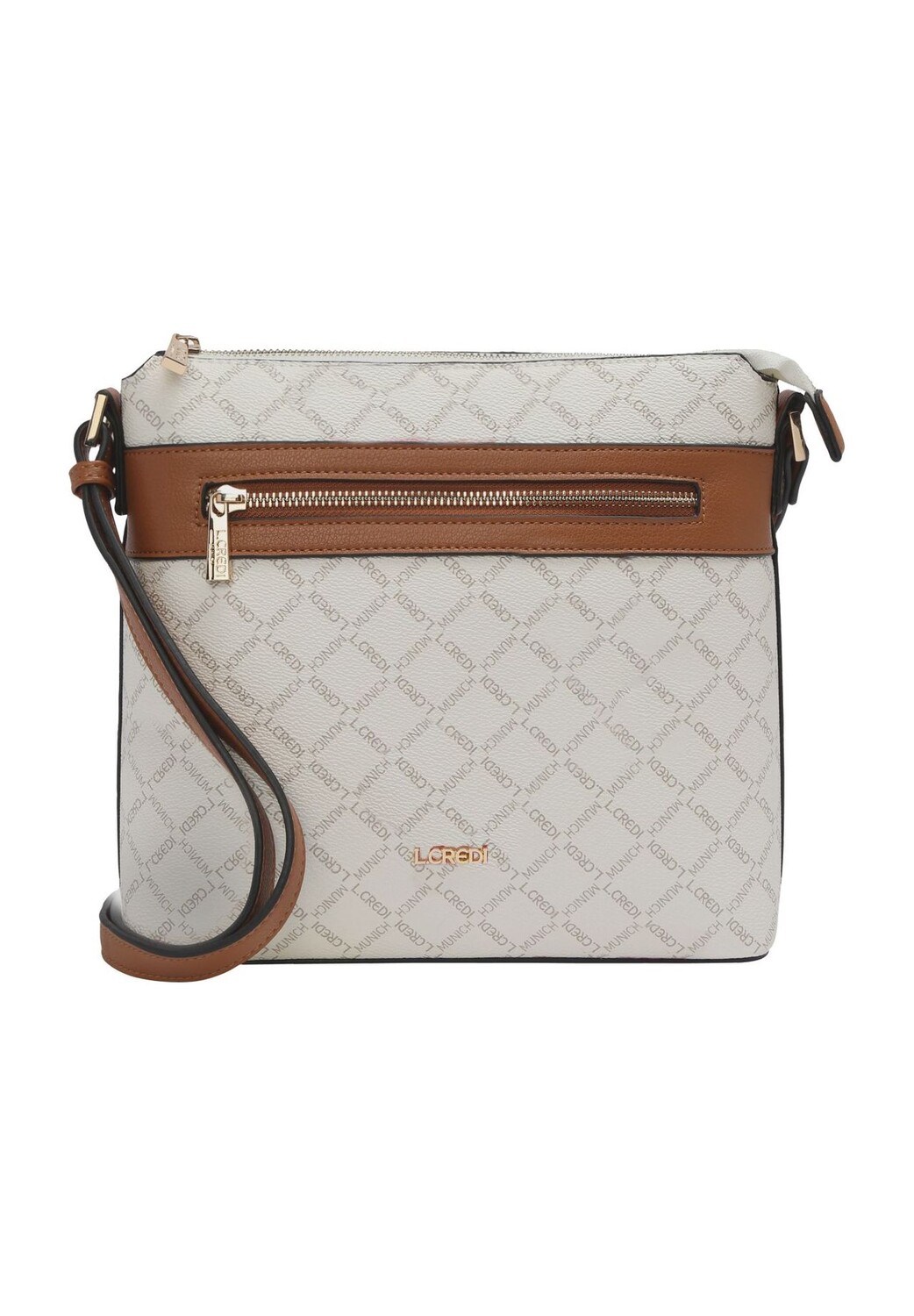 Женская сумка через плечо с эмблемой и логотипом L.CREDI
Женская сумка через плечо с эмблемой и логотипом L.CREDI