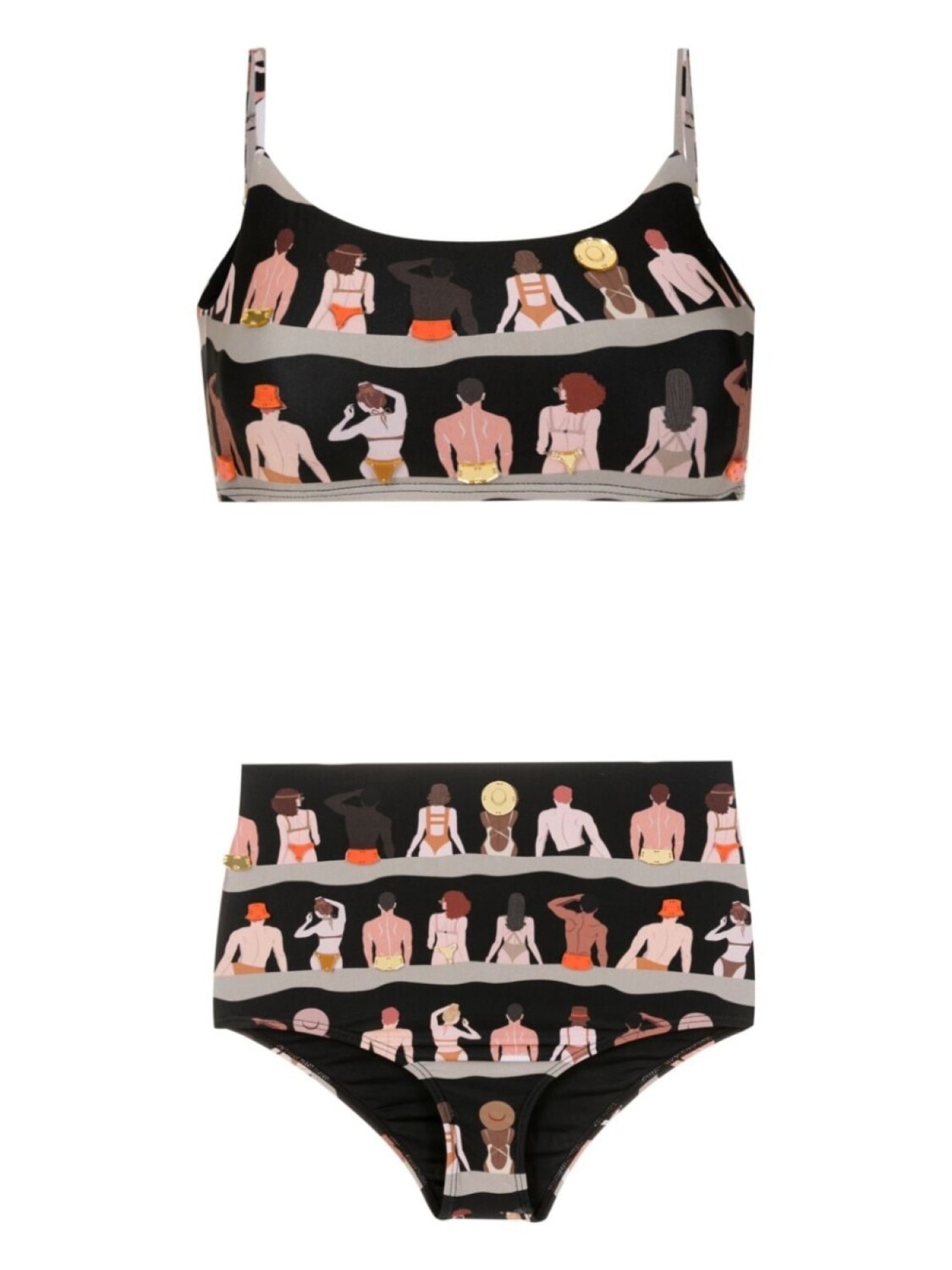 Бикини с графичным принтом Amir Slama, черный
Бикини с графичным принтом Amir Slama, черный