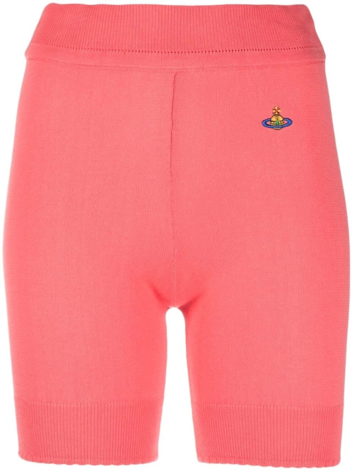 Шорты в рубчик с вышитым логотипом Vivienne Westwood, розовый
Шорты в рубчик с вышитым логотипом Vivienne Westwood, розовый