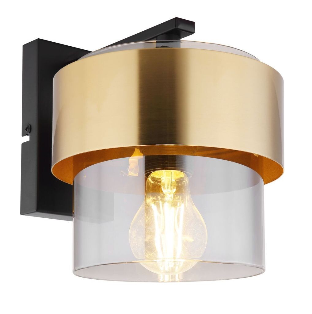 Globo Lighting настенный светильник металлический черный матовый, стекло, латунное кольцо, направление света: вниз, ШхВ: 180х215мм, AL: 235мм, без 1x E27 60Вт 230В
Globo Lighting настенный светильник металлический черный матовый, стекло, латунное кольцо, направление света: вниз, ШхВ: 180х215мм, AL: 235мм, без 1x E27 60Вт 230В