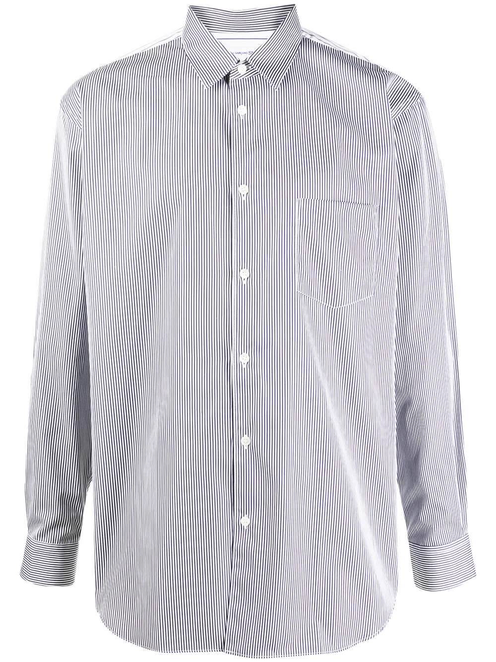 Рубашка в полоску с карманом COMME DES GARCONS, синий
Рубашка в полоску с карманом COMME DES GARCONS, синий