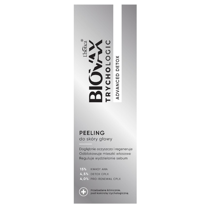 Средство для ухода за кожей головы Biovax Trychologic Advanced Detox Peeling 50 Ml
Средство для ухода за кожей головы Biovax Trychologic Advanced Detox Peeling 50 Ml