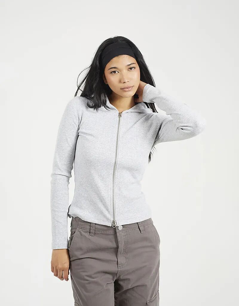 Толстовка Brave Soul с длинными рукавами и застежкой-молнией серого цвета
Толстовка Brave Soul с длинными рукавами и застежкой-молнией серого цвета