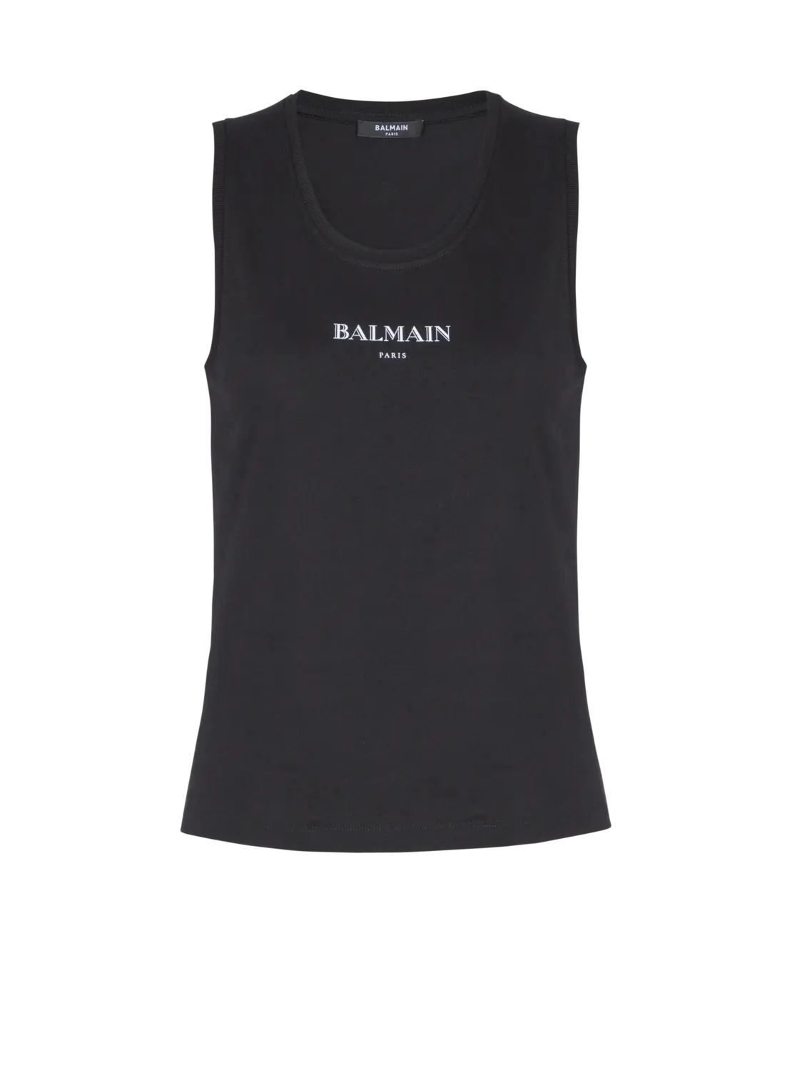 Майка с принтом Balmain, белый/черный
Майка с принтом Balmain, белый/черный