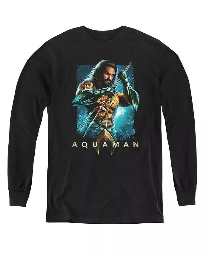 Свитшот с длинным рукавом Trident для мальчиков и подростков Aquaman Movie, черный
Свитшот с длинным рукавом Trident для мальчиков и подростков Aquaman Movie, черный