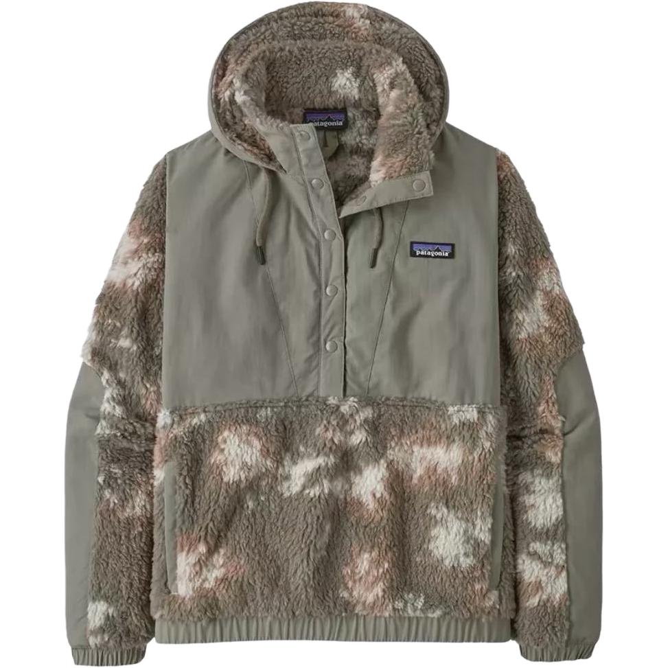 Patagonia Женская флисовая толстовка с воротником, Snow Pine/Garden Green 
Patagonia Женская флисовая толстовка с воротником, Snow Pine/Garden Green