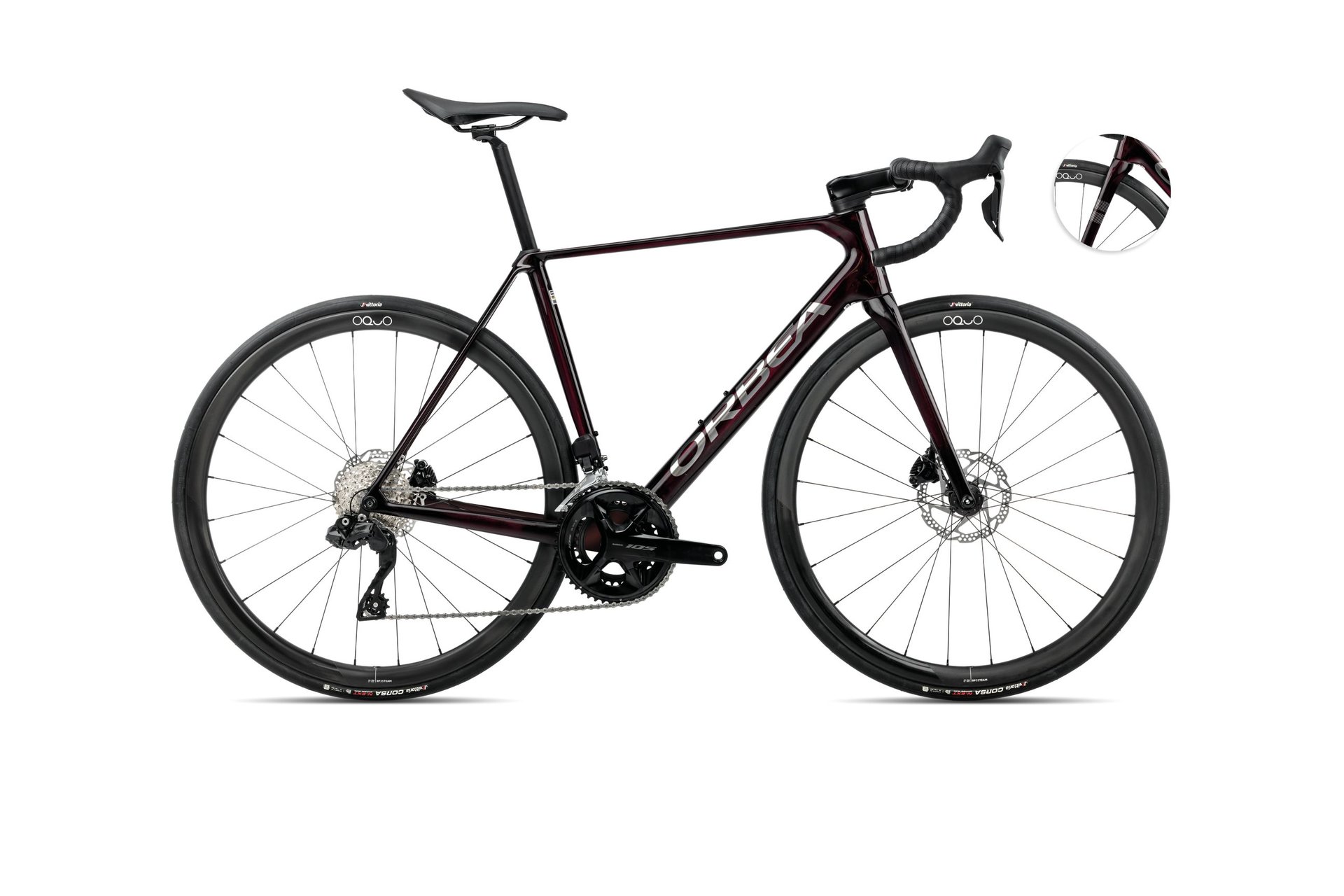 Шоссейный велосипед Orbea Orca m35i - 28 дюймов - diamant, rot | wine red carbon view-titanium (gloss)
Шоссейный велосипед Orbea Orca m35i - 28 дюймов - diamant, rot | wine red carbon view-titanium (gloss)