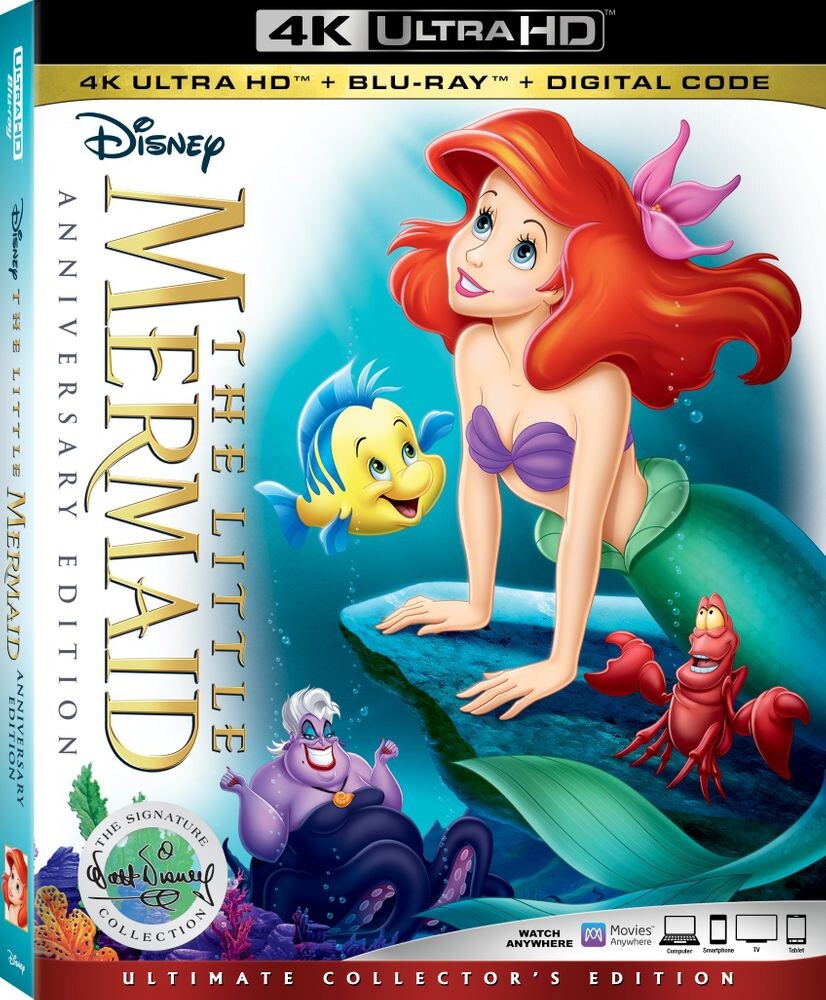 Диск 4K UHD The Little Mermaid: 30th Anniversary Edition
Диск 4K UHD The Little Mermaid: 30th Anniversary Edition