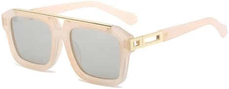 2027 Модные солнцезащитные очки с двойной перемычкой для женщин, квадратной формы, ретро, гелевые, в стиле панк, мужские солнцезащитные очки UV400 MTZJH, Champagne Silver
2027 Модные солнцезащитные очки с двойной перемычкой для женщин, квадратной формы, ретро, гелевые, в стиле панк, мужские солнцезащитные очки UV400 MTZJH, Champagne Silver