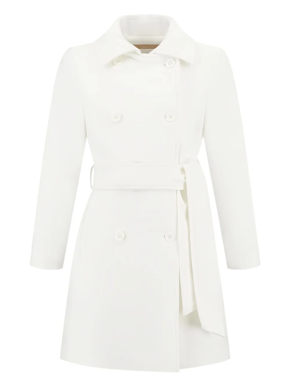 Двубортное пальто с поясом Kocca, белый
Двубортное пальто с поясом Kocca, белый